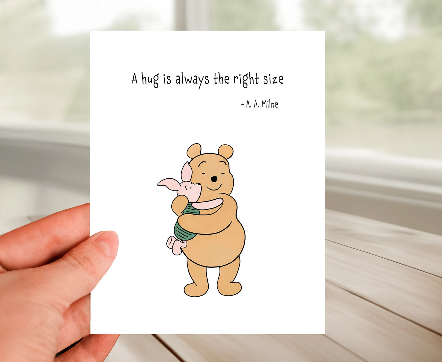 Friendship Card - Classic Winnie The Pooh