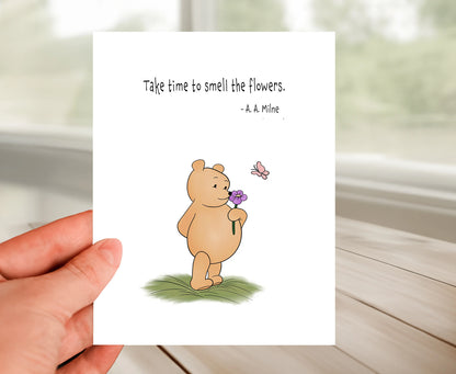 Friendship Card - Classic Winnie The Pooh